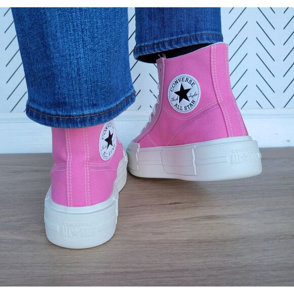 ⭐Converse Chuck Taylor Cruise Hi 8.5 Women Shoes Pink Platform Sneakers A07569C - Picture 6 of 13
